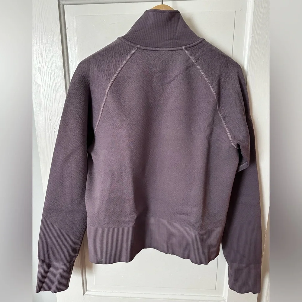 Lululemon End State Full Zip Jacket Dusky Lavendar Sz 10 - Picture 6 of 12